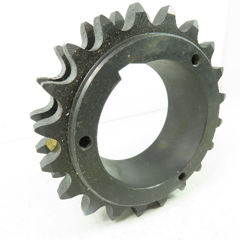 Browning 80R20H 6-7/8" OD Double Strand Roller Chain Sprocket 20 Tooth