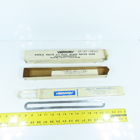 Yarway 908614-13 951468 Plain Flat Glass For Sealed Water Level Gage 60-21-0023