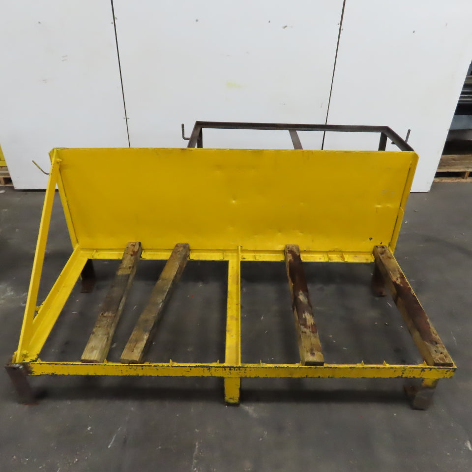Forklift Battery & Charger Handling Pallet Storage Rack 84" Long x 40" Deep