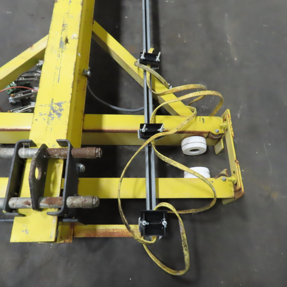 PWI 1/2 Ton 84" Manual Push/Pull Under Hung Bridge Crane Runner W/ Trolley
