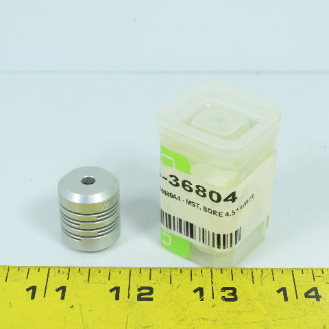 NBK 3346-36804 H3B 4.5mm x 9mm Bore 8 Slit Aluminum Beam Coupling MST-20