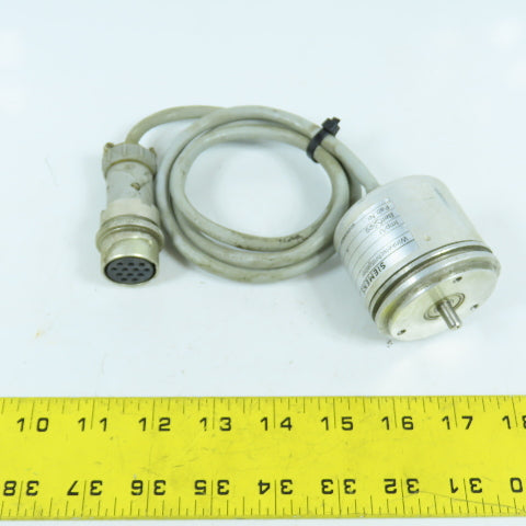 Siemens 6FC9320-3DB Encoder +5V +5% 2500 Imp/U 6mm Shaft With Cable