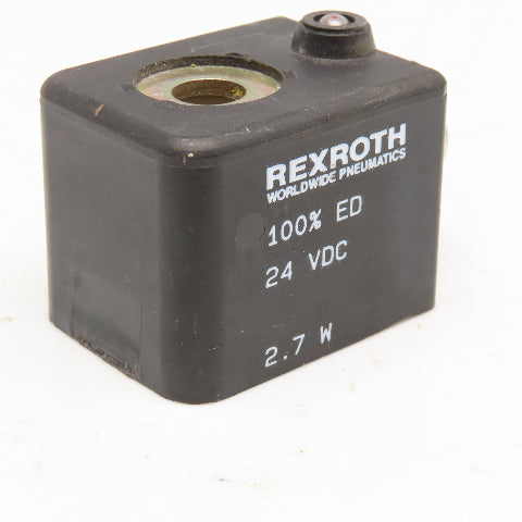 Rexroth 24VDC 2.7W 100% ED Coil For 21/64" Valve Stem