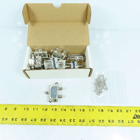 Ideal 86-432 2-Way CATV Cable Splitter 5-900MHz Box Of 10