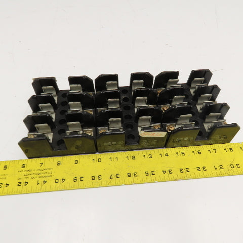 USD J60030 30A 600V 3 Pole Class J Fuse Holder Lot Of 3