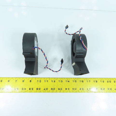 Datech DB13733-12VHBPA 12V DC 4-Wire Brushless Blower Server Fan Lot Of 2