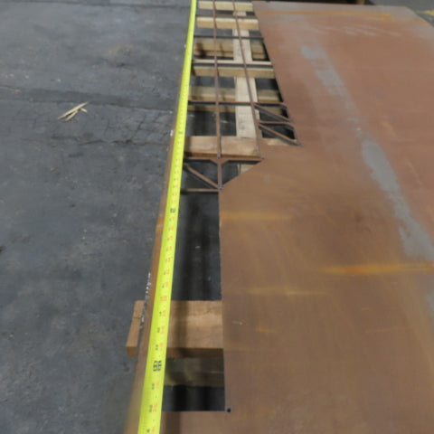 48" x 96" Steel Plate Sheet 1/2" Thick W/ Cutouts