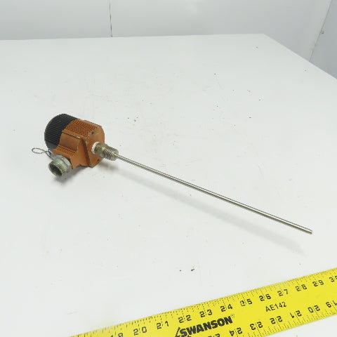 Moore TRY/B-P2/U12-T0/S316 Temperature Transmitter 12" Probe 17-1/4" OAL