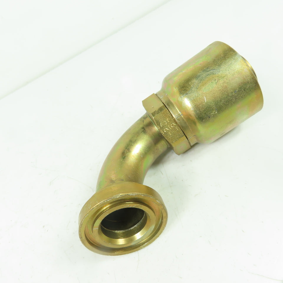 Parker P43-20-R1-R2-R3-FL8A Hydraulic Crimp Hose Fitting