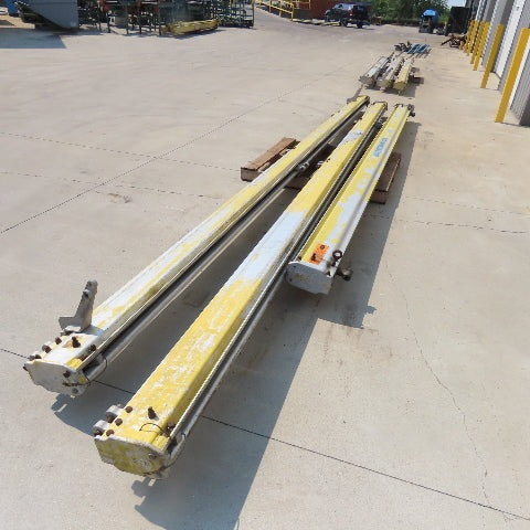 Unified Ind. 500LB Ceiling Hung Bridge Crane Monorail Rail 20' Run 16' Span