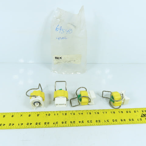Bex 1K2B Clip On "K" Ball Nozzle Swivel Lot Of 4