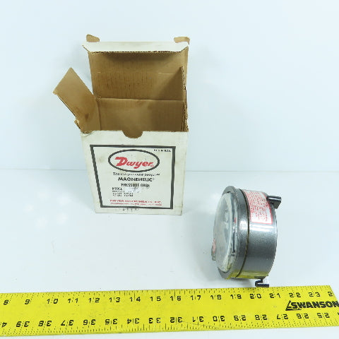 Dwyer 2320 161406-00 4" Magnehelic Pressure Gage 0-10 Inches Of Water