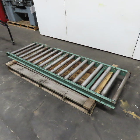 30" x 96" L Heavy Steel Roller Gravity Conveyor Section 2.5" OD 27" BF 6" Center