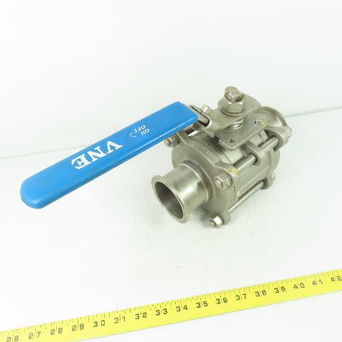 VNE 2-1/2" Stainless Steel Ball Valve 316 1000 WOG
