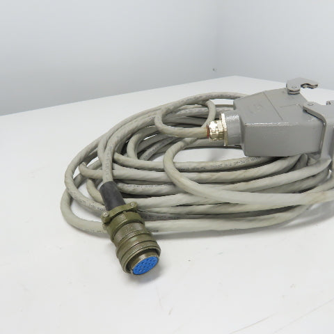 221821B AA01F Robotic Connector Cable W/ Harting 16-Pin 40' Long