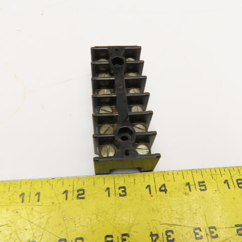 General Electric 9141163A 6 Pole Terminal Block Strip