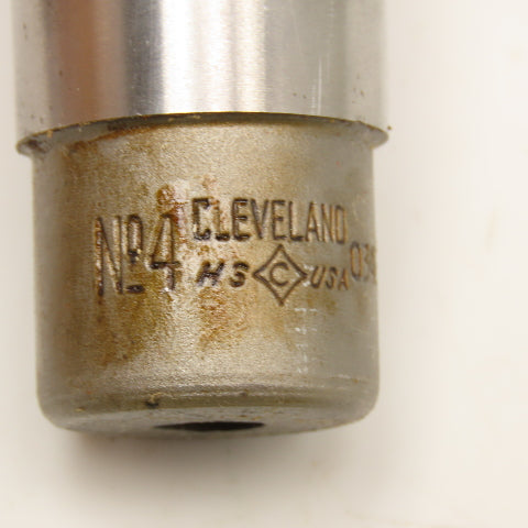 Cleveland Twist Drill No 4 890 60° Lathe Dead Center Taper Shank