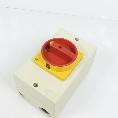 Sprecher + Schuh LA7-25-1753 25A 600V Motor Disconnect Switch 1-10HP W/Enclosure