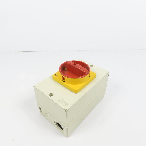 Allen Bradley 194E-A25-1753 25A 600V Motor Disconnect Switch 1-10HP W/Enclosure