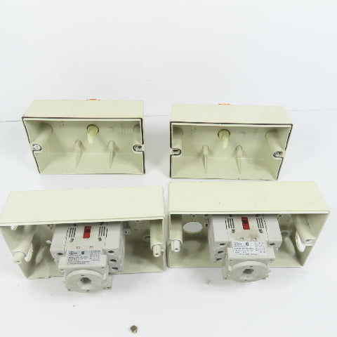 Allen Bradley 194E-A25-1753 25A 600V Disconnect Switch W/Broken Enclosure Lot/2