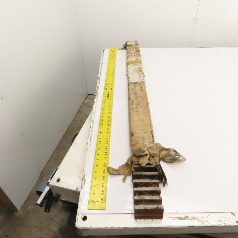 Browning 4NSR3X1 1/2 Steel Gear Rack 3 DP 14.5° Pressure Angle 3" Wide 4' Long