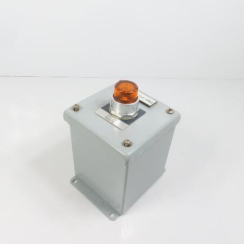 Hoffman E1PBX Nema 12, 13 Pushbutton Enclosure W/ Allen Bradley 800TC-QBH2A