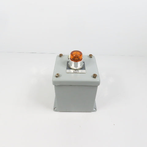Hoffman E1PBX Nema 12, 13 Pushbutton Enclosure W/ Allen Bradley 800TC-PB16A
