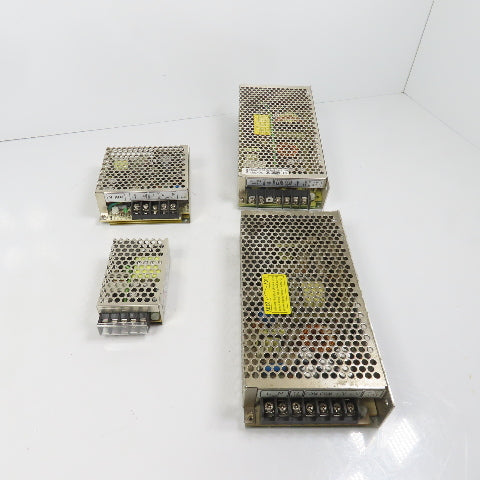 Mean Well S-100F-24 24V 12V 5V Misc DC Power Supply's 120/240VAC Input Lot/4