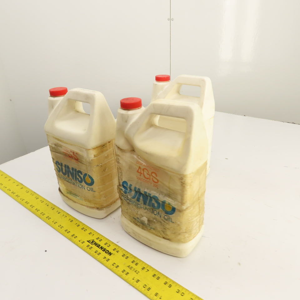 Suniso 4GS L319 Refrigeration Oil Viscosity 300 SUS (ISO 68) Lot Of 3