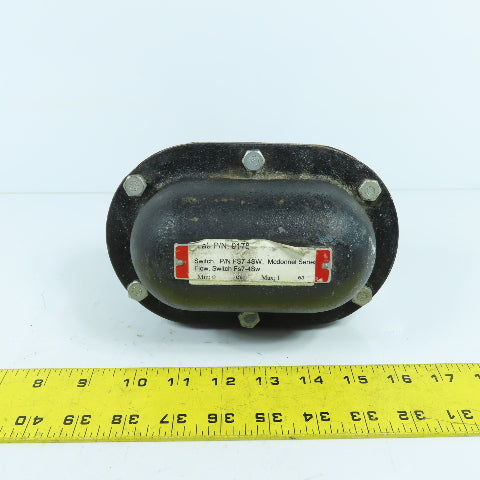 McDonnell & Miller FS7-4SV Flow Switch 115/230VAC 1000PSI Max 1-1/4" NPT