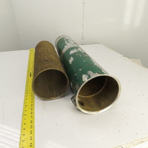 30" x 7" Stainless Steel Basket Strainer Filter Housing 2" NPT (No Lid)
