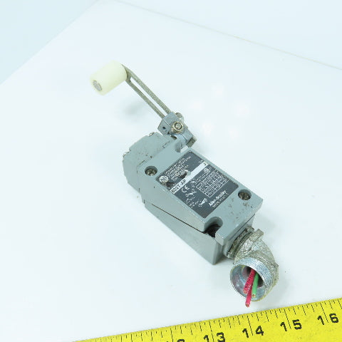 Allen Bradley 802T-AP Ser J Snap Action Roller Limit Switch W/ 40146-747-63 Head