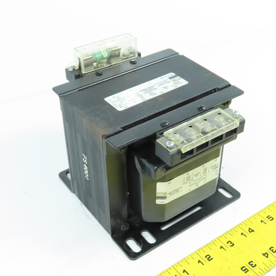 Hevi-Duty E500WB 0.500kVA Control Transformer Pri 220-480V Sec 110-115-120V