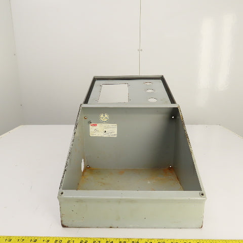 Hoffman C-12C12 Sloped Front HMI Consolet Electrical Enclosure 12" x 12"