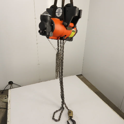 Gardner Denver P2TA11LREL010AAA11 1100LB .55 Ton Air Chain Hoist 10' Lift 34FPM