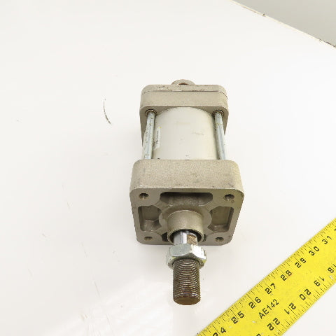 SMC NCDA1D400-0200 Double Acting Air Cylinder 4" Bore 2" Stroke 1" Rod 1/2" NPT