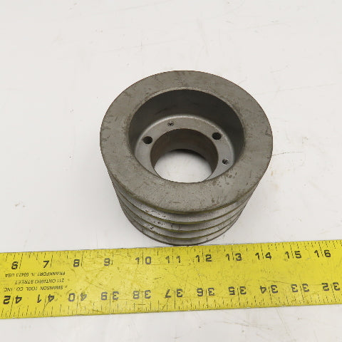4B SD TDM 4 Groove Belt Pulley SD Bushed 4.95" OD