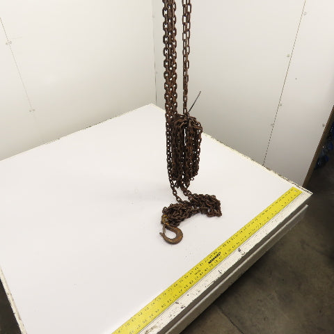 Yale Shop Kinh SHA 1 Ton Manual Chain Fall Hoist 20' Lift 18' Pendant Chain 1