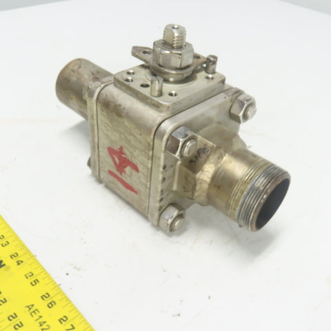 2" 1500 WOG CF3M Stainless Steel Ball Valve Socket Weld