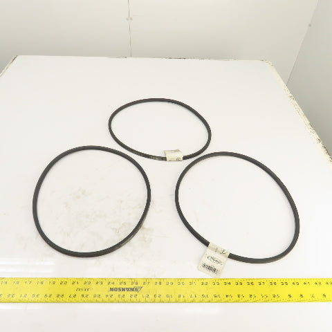 Gates 9002-2041 Hi Power II A41 A Section V-Belt 1/2" x 43" Lot Of 3