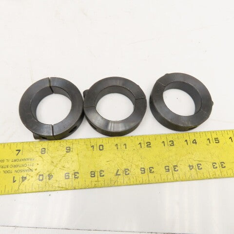 Climax 2C-175 1-3/4" Bore 2 Piece Shaft Collar Black Oxide Lot of 3