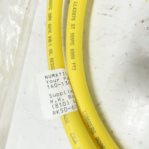 Numatics 140-136 Cordset Cable 5-Pin Straight Female