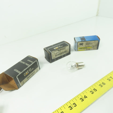 Cat Caterpillar 9040103372 48V Bulb Lot Of 3
