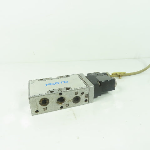 Festo MFH-5-1/4-B Pneumatic Solenoid Valve 2-10Bar 28-145PSI 24VDC Coil