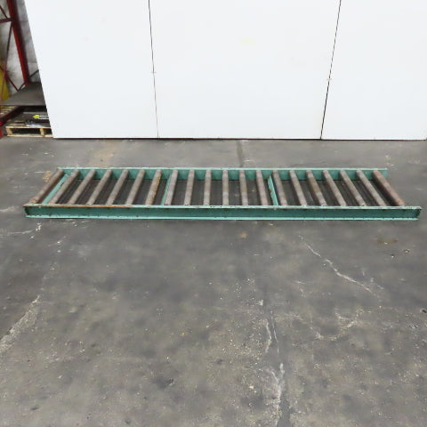 Roach 30" x 120" Long Gravity Steel Roller Conveyor 2.5" OD 6" Centers 27" BF