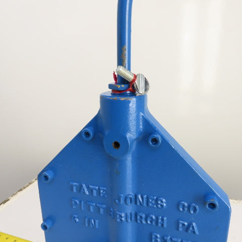 Tate Jones B1771 6" NPT Threaded Manual Slide Blast Gate Valve