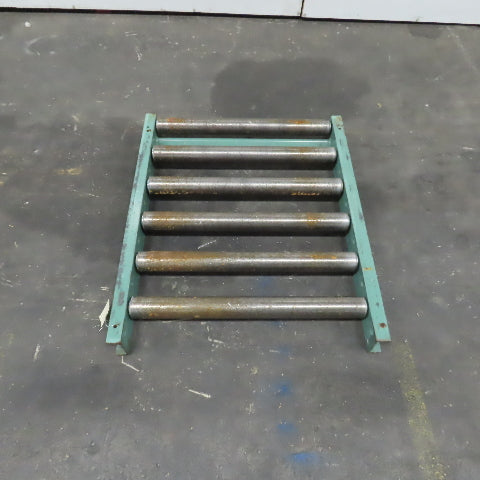 Roach 30" x 36" Heavy Steel Roller Gravity Conveyor 2.5" OD 27" BF 6" Centers
