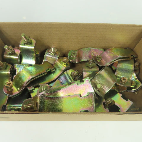 B-Line B2013 Conduit Pipe Clamp Strap Set 2" STD 2-3/8" O.D. Lot Of 24