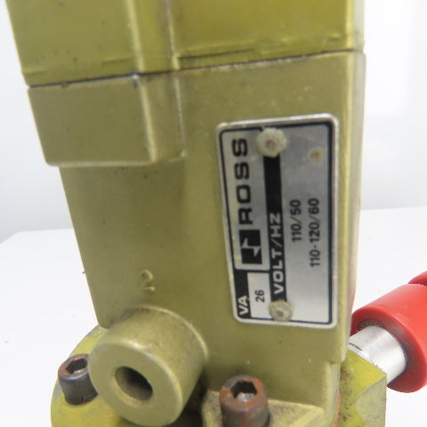 Ross 2773A9082 2-1/2" NPT Directional Control Poppet Valve 110/120V Coil