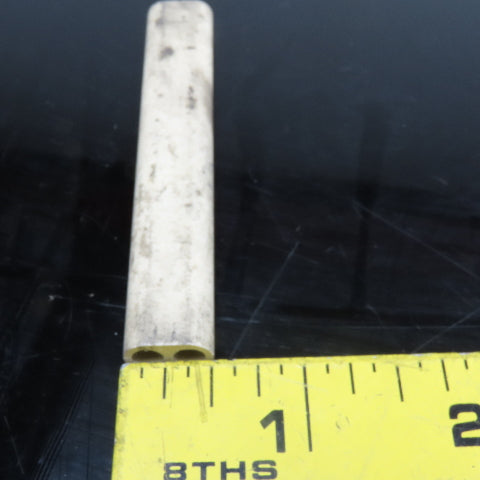 3/16" Rod Twin Bore Thermocouple Ceramic Sheath 3" OAL Lot Of 10